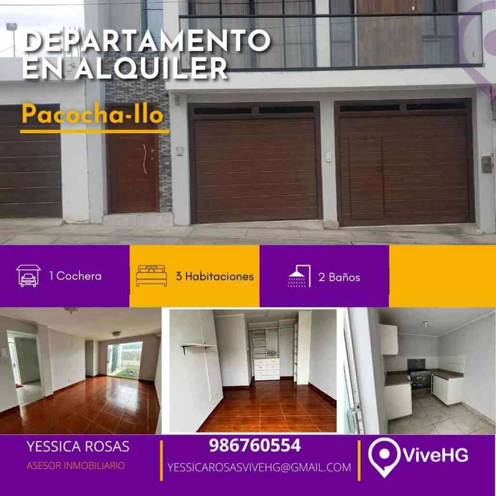 DEPARTAMENTO EN ALQUILER- ILO