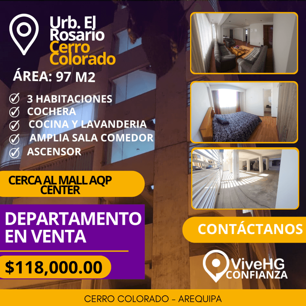 DEPARTAMENTO EN VENTA – CERRO COLORADO