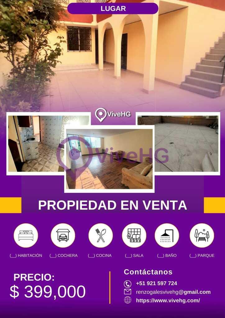 EN VENTA LINDA CASA PUEBLO LIBRE. 210 m2, 7 DORMITORIOS  COCHERA, $ 399,000  DÓLARES NEGOCIABLES, foto 1