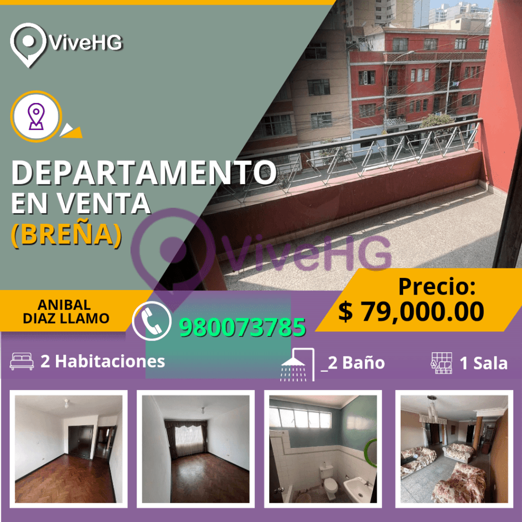 VENTA DE DEPARTAMENTO -BREÑA, foto 1