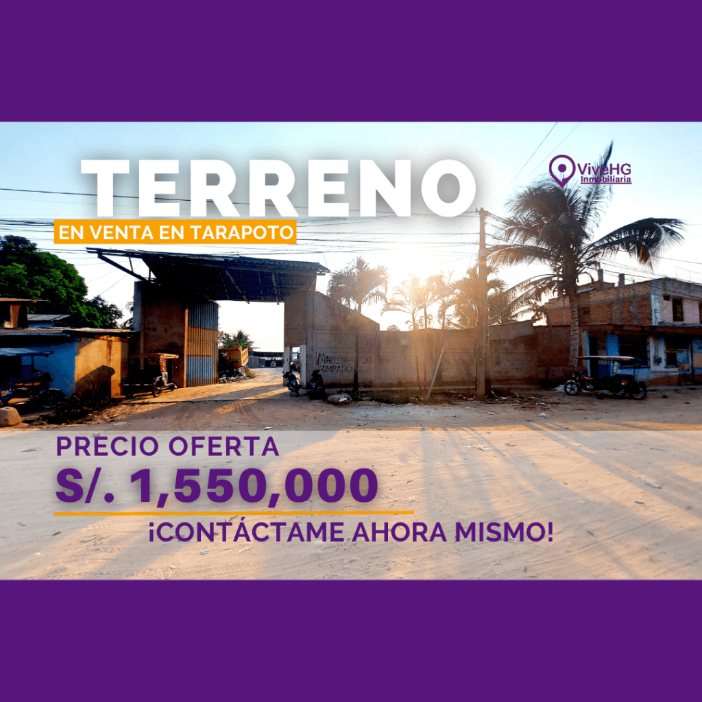 Terreno en venta en Tarapoto – Zona comercial – precio rebajado, foto 1