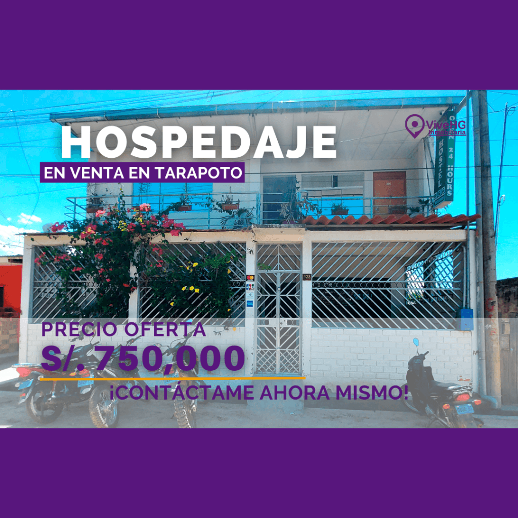 Hospedaje en venta en Tarapoto. Precio de Oferta, foto 1
