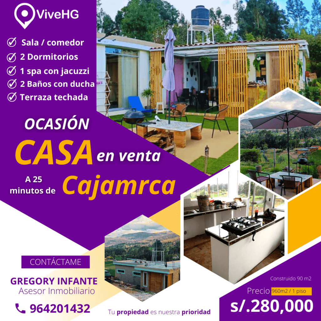 OPORTUNIDAD UNICA CASA EN VENTA – CAJAMARCA, foto 1