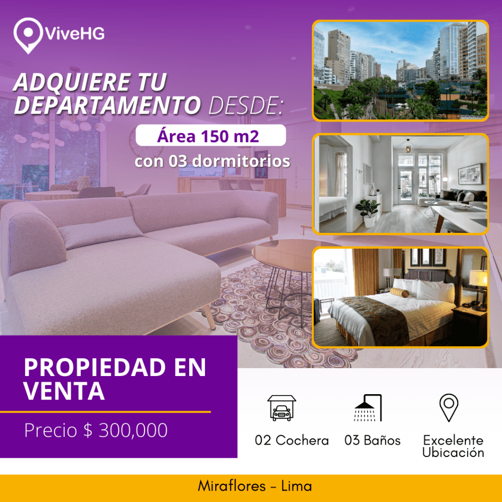 Venta de departamento en Miraflores, foto 1