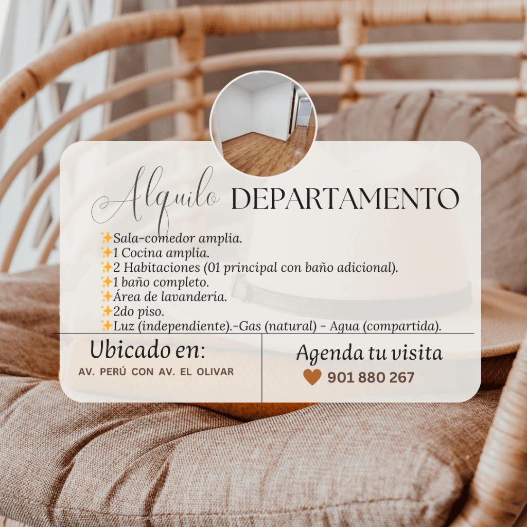 😍Hermoso Departamento en Alquiler-Av Perú, foto 1