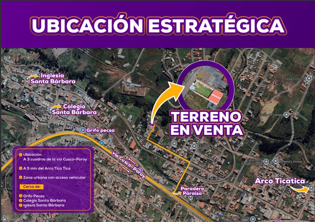 Terreno en venta en cusco poroy, foto 2