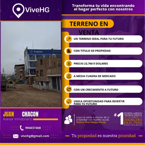 🏡 Terreno con Título a Pasos del Mercado – ¡Invierte Seguro Hoy!