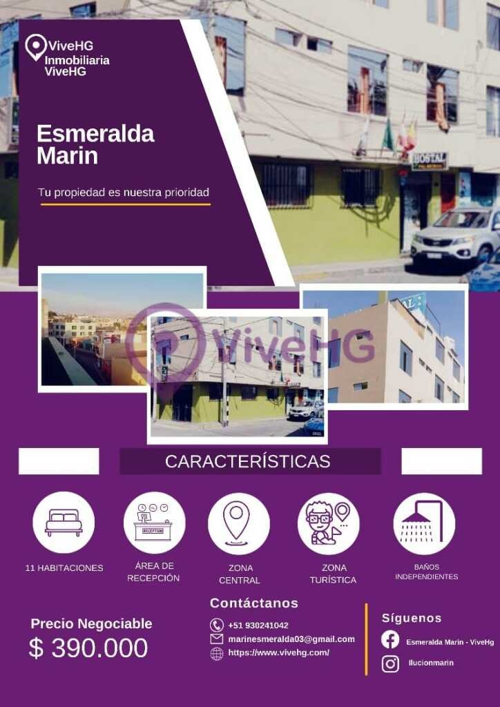 SE VENDE HOTEL CENTRICO