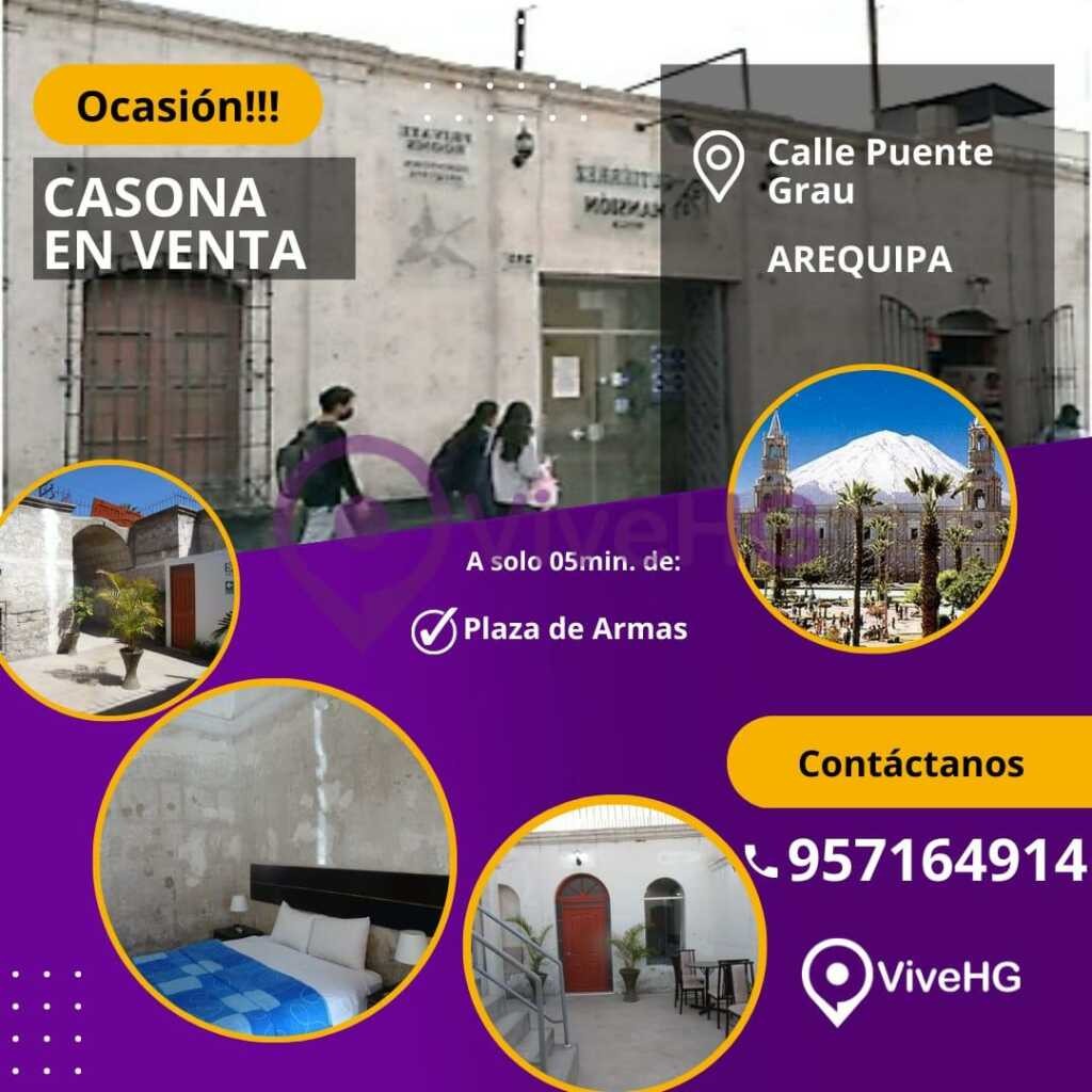 CASONA EN VENTA EN AREQUIPA