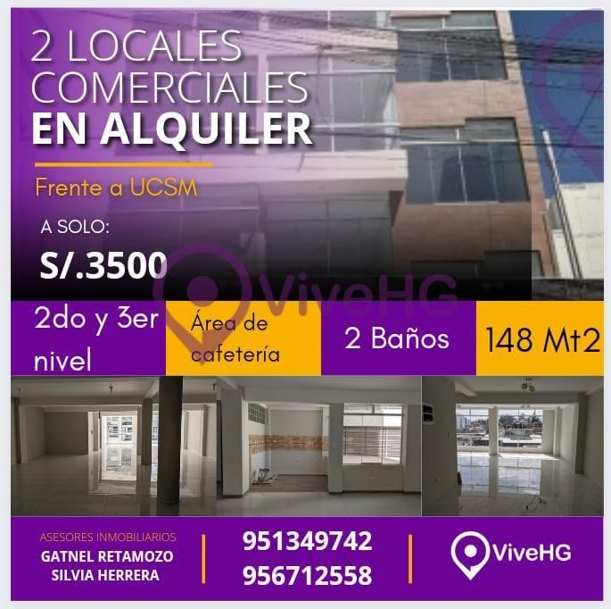 2 LOCALES COMERCIALES EN ALQUILER