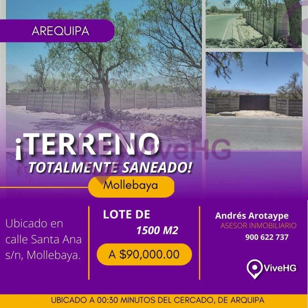 Venta de Terreno totalmente saneado de 1500 m2