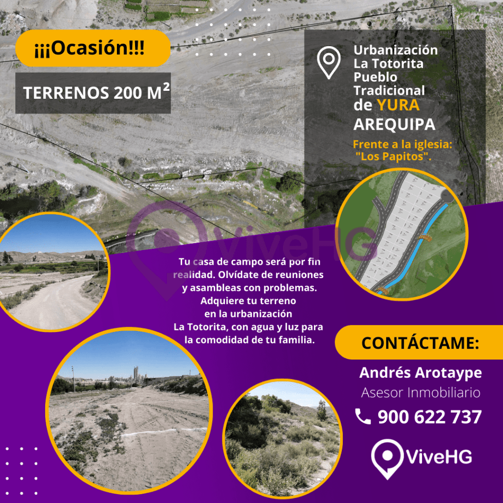 Terrenos de 200 m2