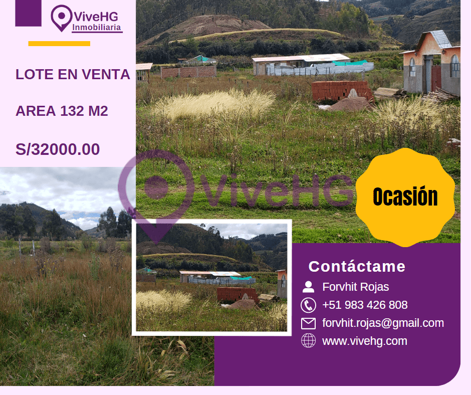 Venta de Lote de terreno de 132 m2