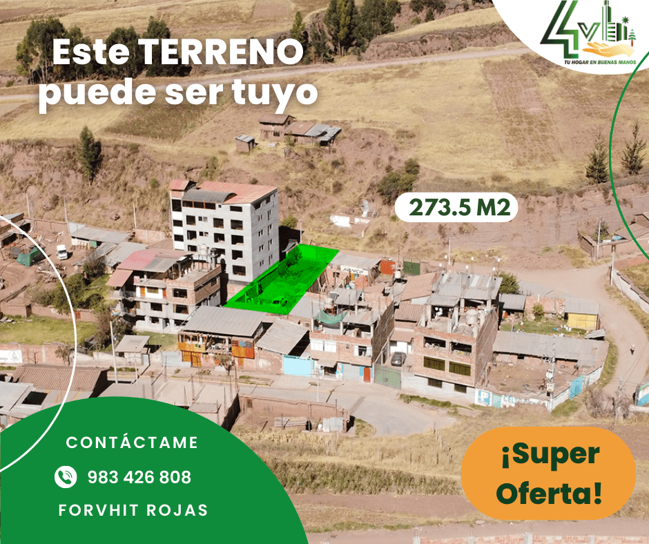 VENDO TERRENO EN ZONA URBANA CON EXELENTE UBICACION Y TODOS LOS SERVICIOS BÁSICOS
