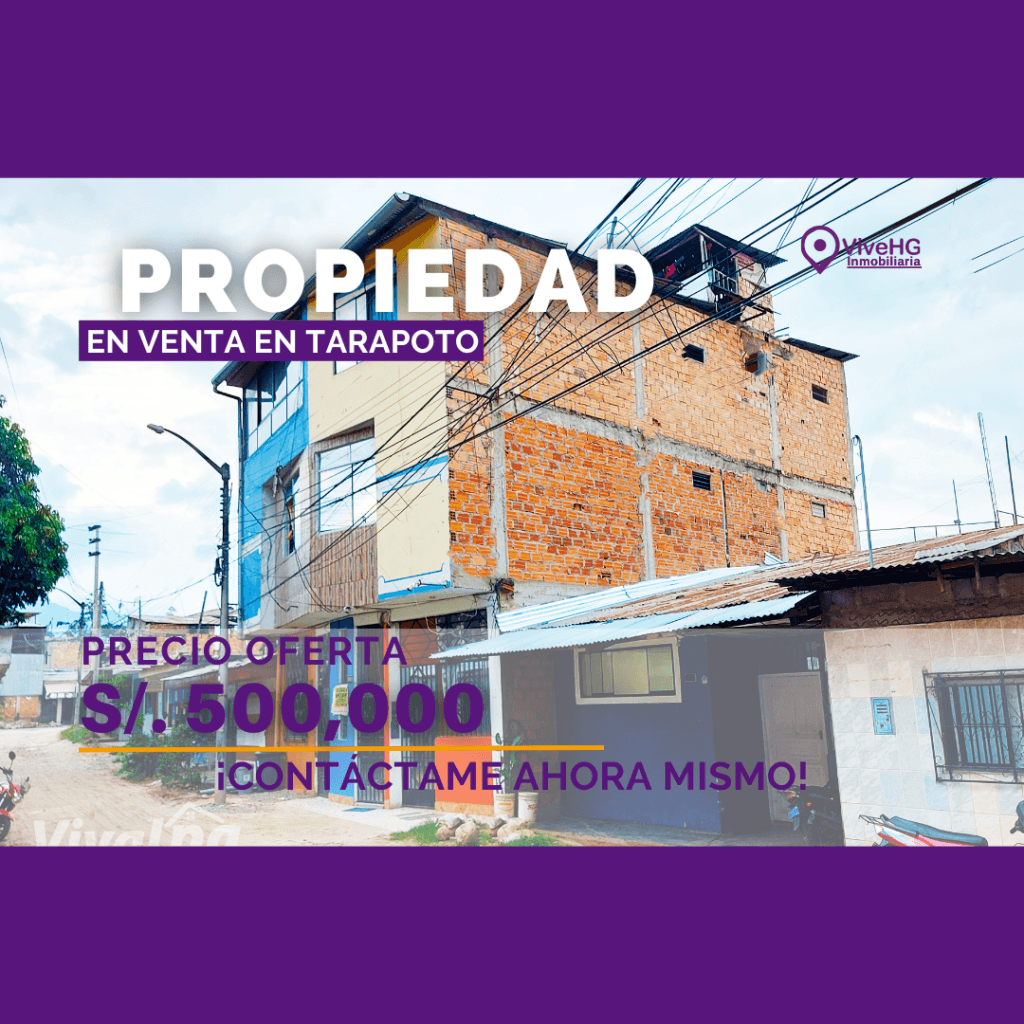 Propiedad en venta en Tarapoto – Zona comercial – Precio rebajado