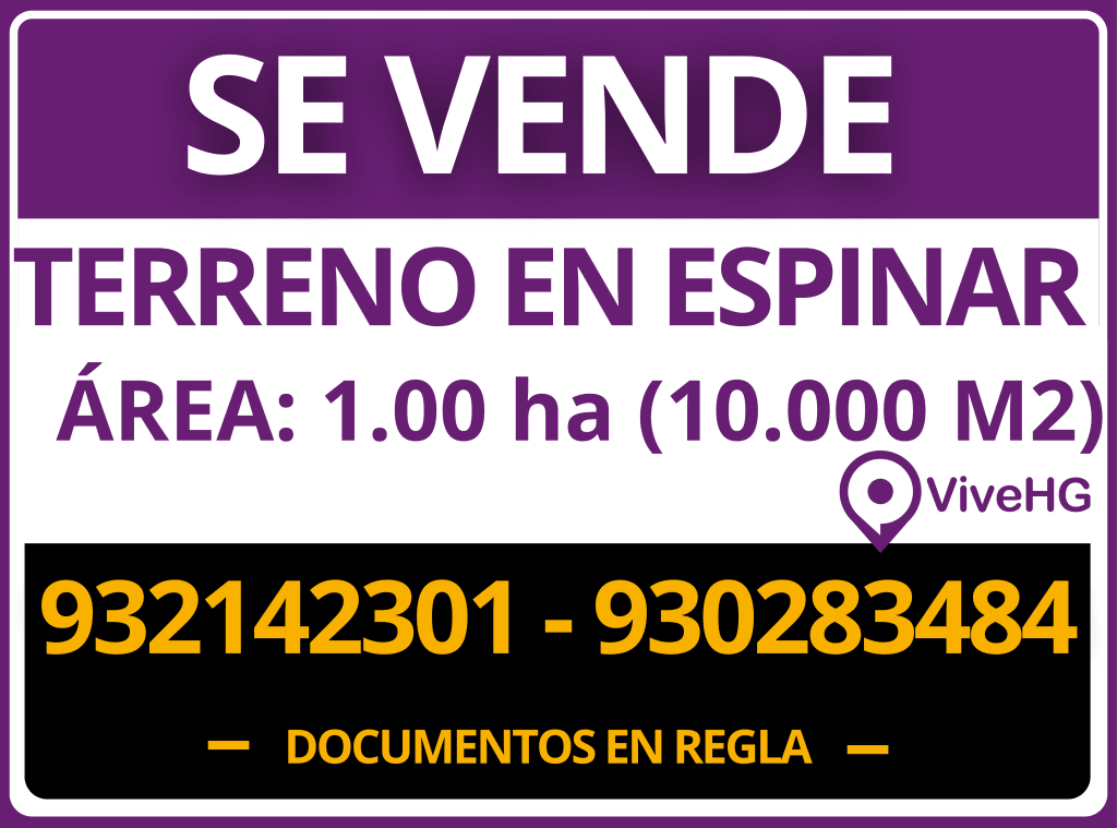 EN VENTA TERRENO