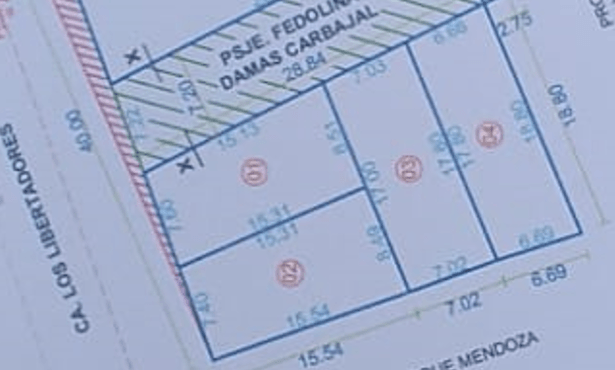 VENTA DE LOTE – IDEAL PARA LOTIZAR EN OTROS LOTES DE 122 mt2