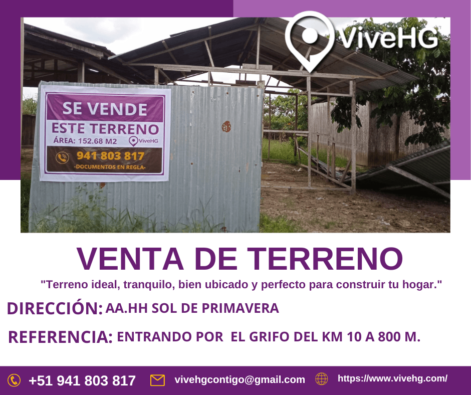 TERRENO EN VENTA