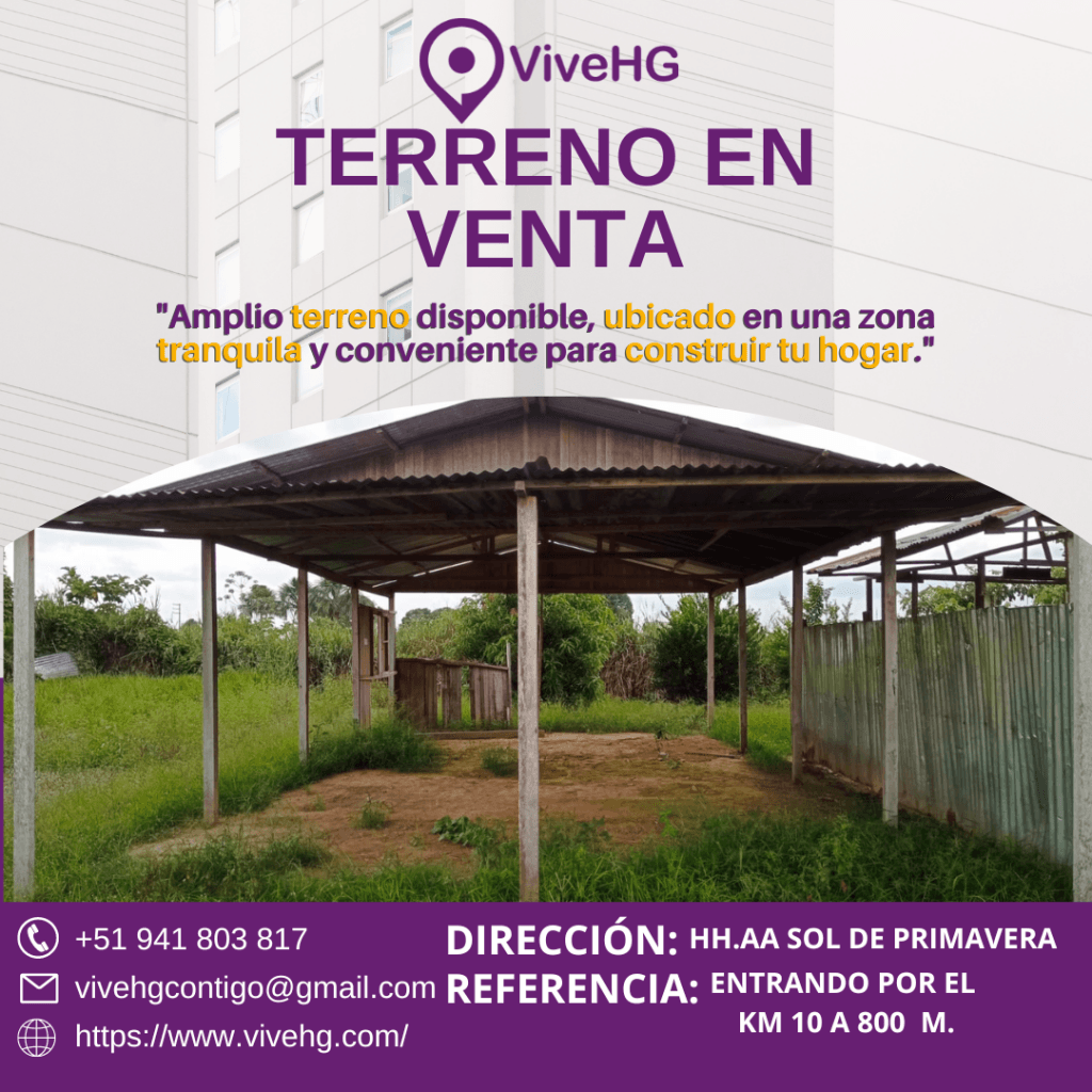 TERRENO EN VENTA