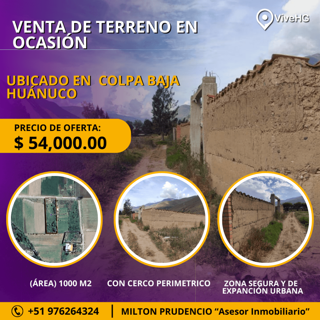 TERRENO EN VENTA
