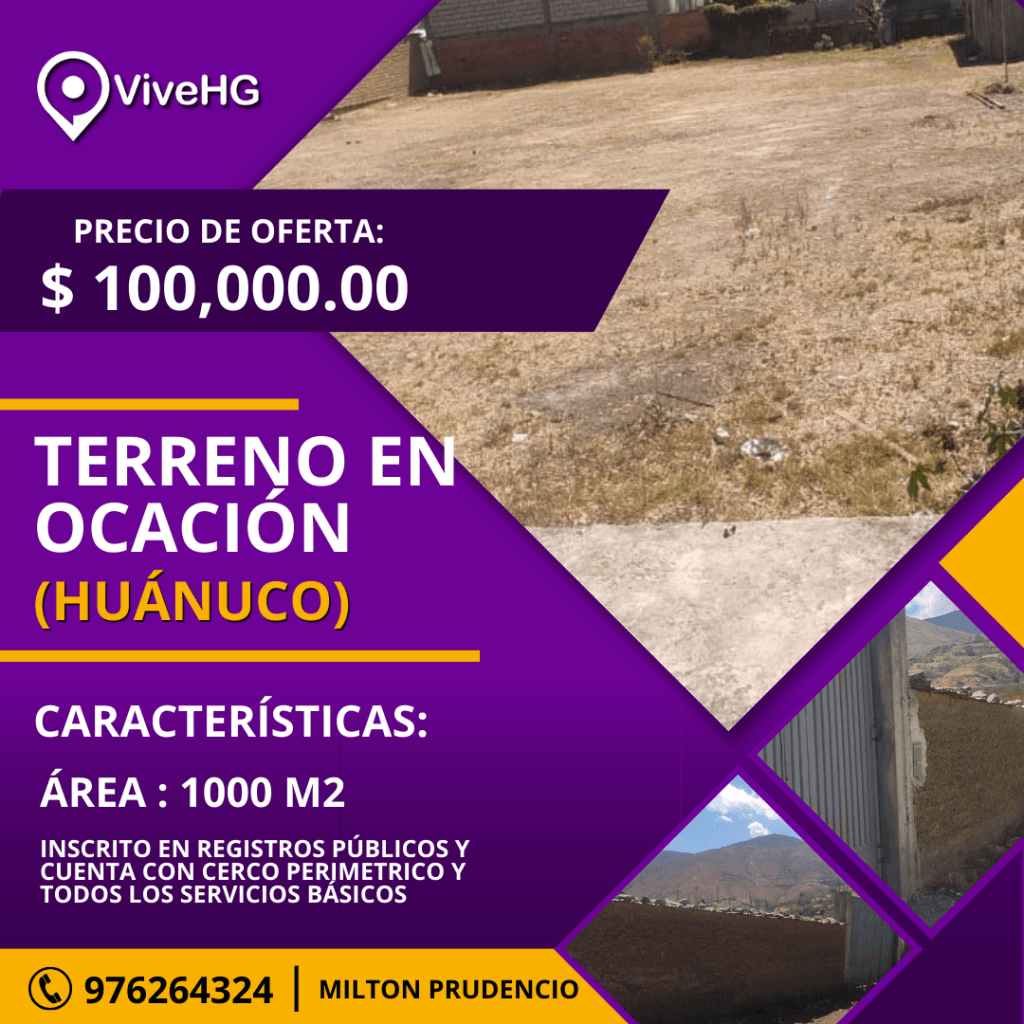 TERRENO EN VENTA