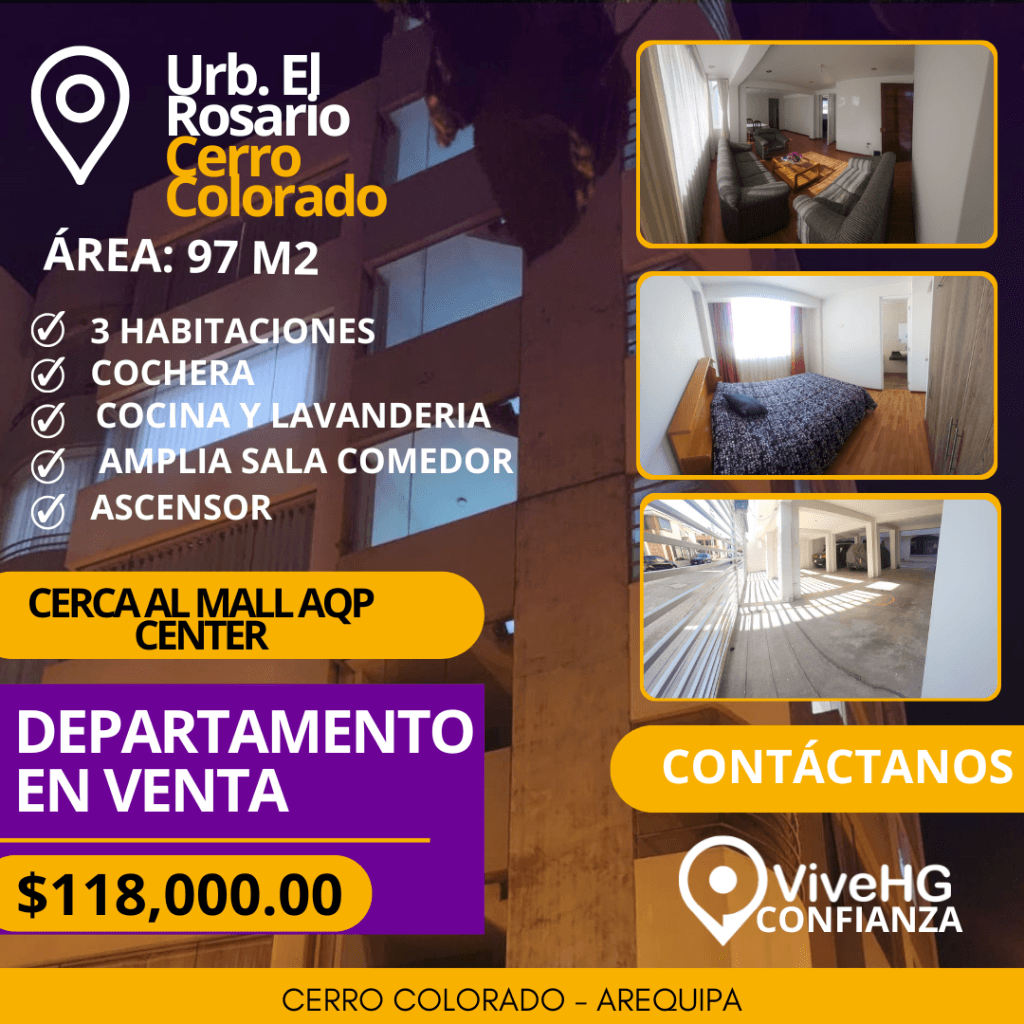 DEPARTAMENTO EN VENTA – CERRO COLORADO