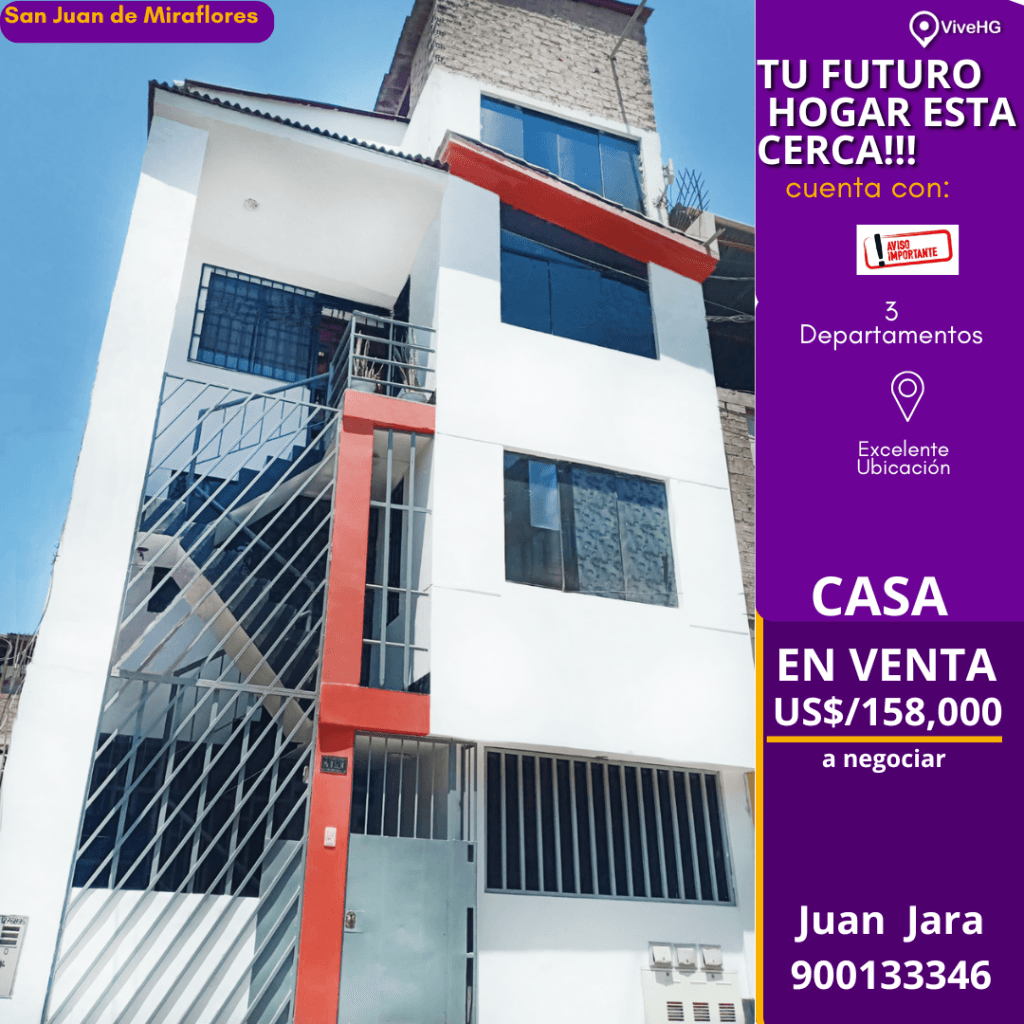 CASA MULTIFAMILIAR EN VENTA