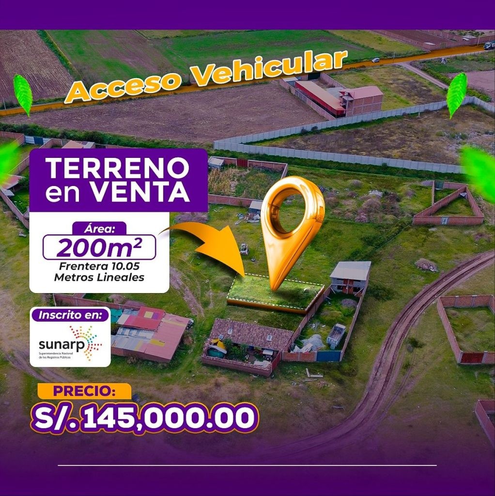 TERRENO EN HUASAO- CUSCO