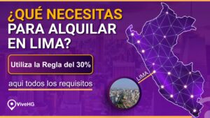 ¿QUÉ NECESITAS PARA ALQUILAR EN LIMA?